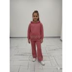 Yağmur Giyim Taskids2i Move It Yazılı 2 Ip Kumaş %100 Pamuk Kız Çocuk Eşofman Takımı 6-13 Yaş 31369 - Gül Kurusu - 12 Yaş