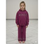 Yağmur Giyim Taskids2i Move It Yazılı 2 Ip Kumaş %100 Pamuk Kız Çocuk Eşofman Takımı 6-13 Yaş 31369 - Mürdüm - 12 Yaş