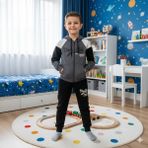 Yağmur Giyim Yuko2i Dope Style Desenli 2 Ip Kumaş Kapşonlu Erkek Çocuk Eşofman Takımı 9-12 Yaş 30027-40027 - Gri - 9 Yaş