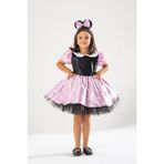 Yağmur Kostütüm Minnie Mouse Kız Çocuk Pembe Doğum Günü Elbisesi Ve Parti Kostümü - 1 - 2 Yaş
