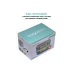 Yağmur Store 1650ML Lunchbox 2 Katlı 3 Bölmeli Paslanmaz Çelik Sefer Tası Yemek Kutusu (Lacivert) - 0,5 L