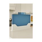 Yağmur Store Ocean 4 Parça Plastik Kesme Tahtası Seti, Standlı, Renkli, Hijyenik, Kaymaz 3 Adet Gıda Hazırlama Tahtası, 31X20 Cm, Sebze Et Balık Kesim Tahtası, Mutfak Düzenleyici Organizer - Ahşap