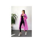 Yağmurluk Kapüşonlu Çıtçıtlı Eva Pembe Yağmurluk Unisex - Standart