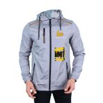 yağmurluk mont nıke su geçirmez spor erkek bayan (gri, l)