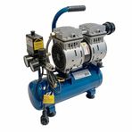 Yağsız Facews06 Sessiz Kompakt Kolay Taşınabilir Tekerleksiz Hava Kompresörü 6 Litre