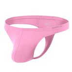 YAHWULAI erkek üçgen külot - konturlu kesim ve cilt dostu malzeme ile seksi, rahat ve nefes alabilir. 2XL pembe