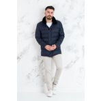 YAKA KÜRKLÜ REGULAR FİT ERKEK ŞİME MONT LACİVERT 48
