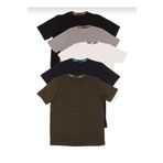 Yakalaa Erkek 5li Tişört Paketi Comfort Bisiklet Yaka Kısa Kol T-shirt