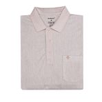 Yakalı Klasik Fit Kısa Kol Erkek Tişört-6740 PUDRA 2XL