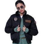 YAKALI Pilot Montu Siyah Kumaş SYK88_S (SIYAH, M)