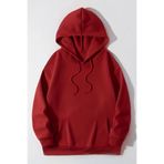 YAKAMEL 3 İplik Düz Baskısız Bol Kesim Şardonlu Mevsimlik Okul Sweatshirt