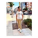 YAKAMEL Çocuk KREM Renk Gabardin Canvas Beli Lastikli 5 Cep Okul Pantolonu