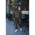 YAKAMEL Erkek 3 İplik Şardonlu Eşofman Takımı