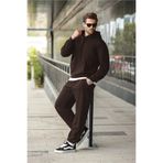 YAKAMEL Erkek Hoodie Bol Paça Baggy Salaş Kapşonlu Rahat Kesim Eşofman Takımı