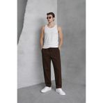 YAKAMEL ERKEK RAHAT KALIP ESNEK KUMAŞ BELİ BAĞLAMALI BAGGY PANTOLON