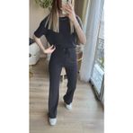YAKAMEL KADIN FİTİLLİ PİJAMA TAKIMI