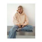 YAKAMEL Oversize Kapşonlu Basic Baskısız Okul Sweatshirt
