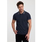 yakamor ERKEK DESENLİ POLO YAKA T-SHIRT