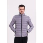 Yakamor Erkek Şişme Mont - XL - Açık Gri