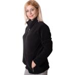Yakamor Kalın Kadın Polar Mont - 2XL - Siyah