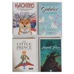 Yakamoz Yayınları 4 Adet İngilizce Kitap. Hachiko+Sadako+The Little Prince(Küçük Prens)+Animal Farm(Hayvan Çiftlğii)