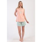 YAKE STORE KADIN P.SUPREM XXL O YAKA GENIS ASKILI ETEGI OVAL SORT TAKIM - BABY PINK