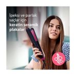 Yake Store Saç Düzleştirici, Keratin Seramik Plaka, Thermoprotect Teknolojisi, 2 Sıcaklık Ayarı, Tuş Kilidi, 60 Saniyede Isınma, 220°C’YE Kadar Sıcaklık Ayarı, BHS375/00 - Option-1