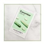 Yake Store Salatalık Özlü Yoğun Nemlendirme Sunan Yaprak Maske (1AD) Airy Fit Sheet Mask Cucumber - Option-1
