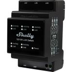 Yake Store Shelly Lan Switch | Dın Rayı Için Ethernet Ağ Anahtarı (10/100 Mbps) | 5 RJ45 Bağlantı Noktası | 110 V - 230 V | Ek Adaptör Gerekmez | Kolay Kurulum | Tak ve Çalıştır - 1 TB - 1 GB