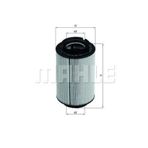YAKIT FILTRESI MAZOT A3 ALTEA LEON TOLEDO III OCTAVIA CADDY III EOS GOLF V JETTA III IV TOURAN 1.9TDI/2.0TDI MAHLE KX178D