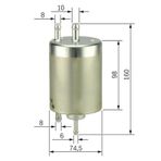 YAKIT FILTRESI MERCEDES M112 M113 M273 W202 W203 CL203 C208 C209 W210 C215 W220 R230 R170 W463