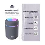 Yakuppolt Ultrasonik Hava Nemlendirici Buhar Makinası Bebek Çocuk Odaları Için Humidifer 7 Renk Rgb Işıklı - Lacivert