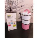 Yakut Lunch Box 3 Lü Termos Sefer Tası - 1,2 lt - Pembe