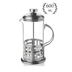 YAKUT METAL KULPLU FRENCH PRESS 600ML