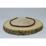 Yakut Taşı YARIM Dizi Faset Kesim 4x2mm (küçük delikli) (17cm uzunluğundadır)