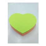 Yalçın Avm Moda Home Lüx Kağıt Yapışkanlı Not Kağıdı Postit Kalp Şeklinde