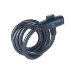 Yale Essential Güvenlikli Anahtarlı Kablolu Kilit 12 mm, YCK0/12/200/2, 150 mm, Örgü Çelik, 2 Anahtar Dahildir, Tuzlu Su Püskürtme Testinde 96 Saat Dayanıklılık, Bisiklete Monte Edilebilir