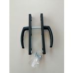 Yale Pvc Kapı Kolu Plastık Antrasıt Grı