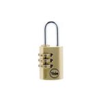 Yale Şifreli Asma Kilit Pirinç 22MM - 1 Adet