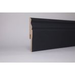 Yalı Serisi Siyah B Model 10cm Pvc Süpürgelik