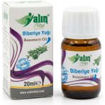 Yalın Vital Biberiye Yağı 20 ml | %100 Saf ve Doğal ( Cam Damlalık Hediyeli )