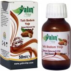 Yalın Vital Tatlı Badem Yağı 50 ml | %100 Saf ve Doğal Soğuk Sıkım ( Cam Damlalık Hediyeli )