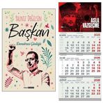 Yalnız Değilsin Başkan ve Gemici Duvar Takvimi-Av