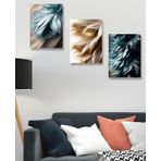 Yalova Shop Dekoratif Modern Sanat Calismasi Yapay Zeka 3 Lu Tablo Seti