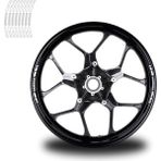 Yamaha 8'li Jant Stıcker Modeli Beyaz - Çok Renkli