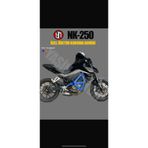 Yamaha CF MOTO NK 250 ÖZEL ÜRETİM KORUMA DEMİRİ MAVİ 3 TAKOZLU