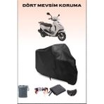 Yamaha Cygnus L Uyumlu Siyah Motorsiklet Branda, Motor Örtüsü
