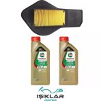 Yamaha Cygnus Rs Castrol Yağ Ve Hava Filtre Bakım Seti Bs0032