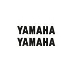 Yamaha ile Uyumlu Yazı Motosiklet Sticker 2 Adet 19 X 4 Cm