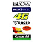 Yamaha - Kawasaki - 46 - Çoklu Sticker